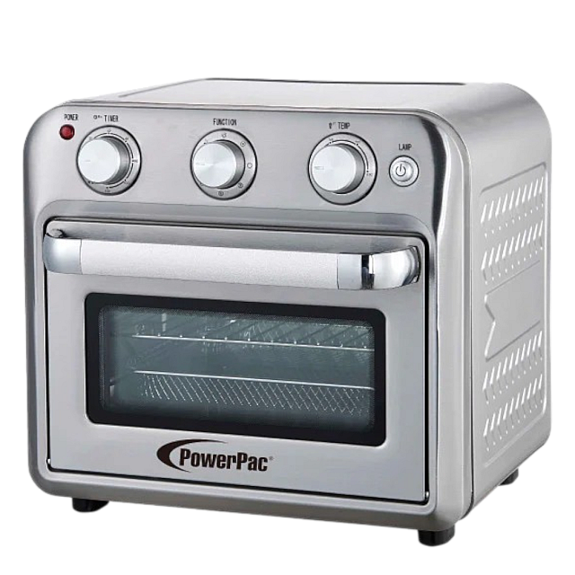 POWERPAC PPAF518 AIR FRYER OVEN WITH ROTISSERIES 18L...